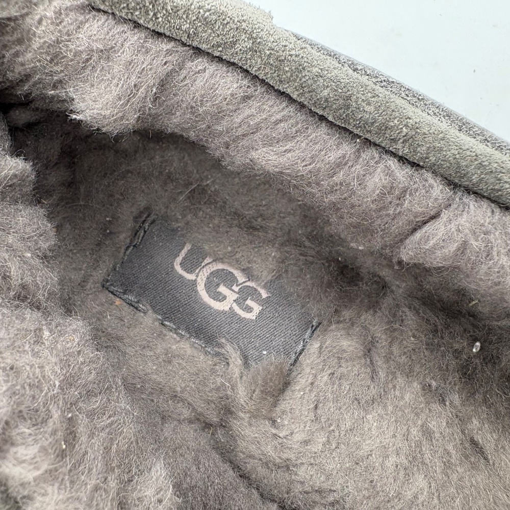 UGG Women's Bella II UGG Size 9 Slipper Moccasin Charcoal Grey Fur S/N 1125912 - Picture 6 of 12